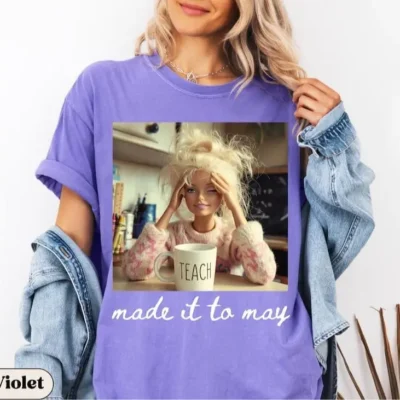 Alternative view of Made It to May - Comfort Colors Tee