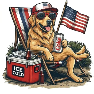 Funny 4th of July Dog Shirt – Comfort Colors Patriotic Meme Tee
